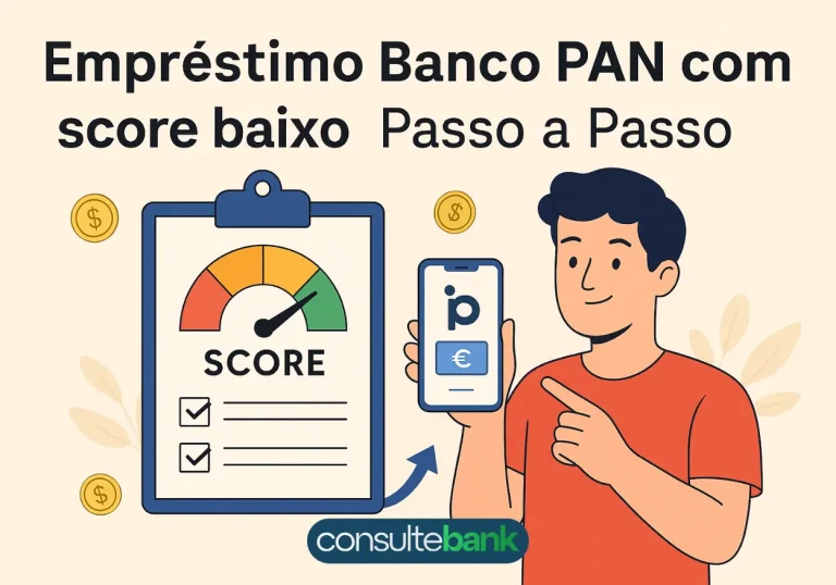 Empréstimo Banco PAN com score baixo — Passo a Passo - Consulte Bank