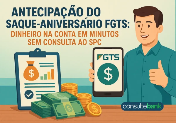 Saque Aniversário FGTS Antecipação: Como Receber em Minutos - Consulte Bank