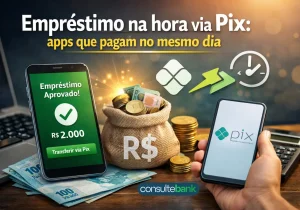 Empréstimo na hora via Pix: apps que pagam no mesmo dia - Consulte Bank