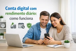 Conta digital com rendimento diário: como funciona - Consulte Bank
