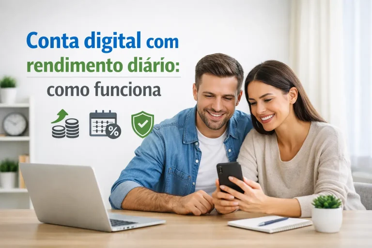 Conta digital com rendimento diário: como funciona - Consulte Bank