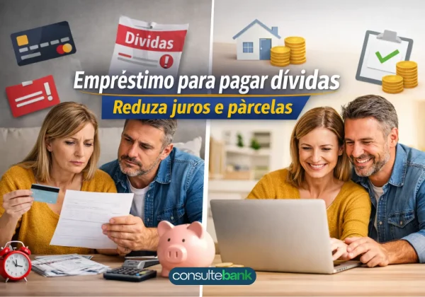 Empréstimo para pagar dívidas: reduza juros e parcelas - Consulte Bank