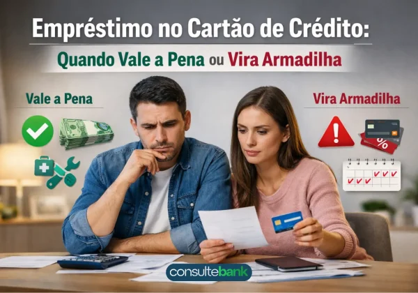 Empréstimo no cartão de crédito: quando vale a pena - Consulte Bank
