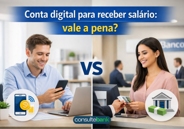 Conta digital para receber salário: vale a pena? - Consulte Bank